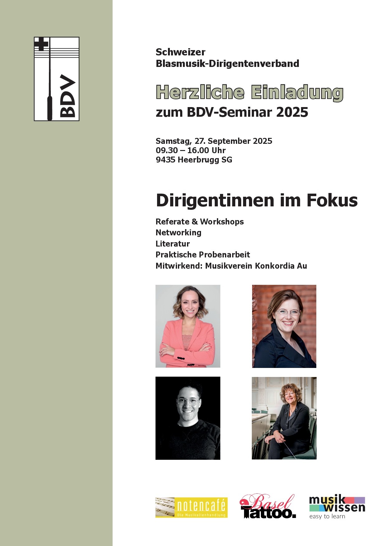 BDV-Seminar 2025: Dirigentinnen im Fokus